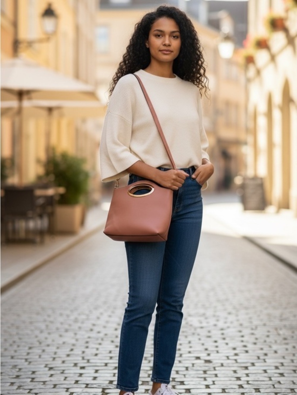 Dusty Pink Tote/Crossbody